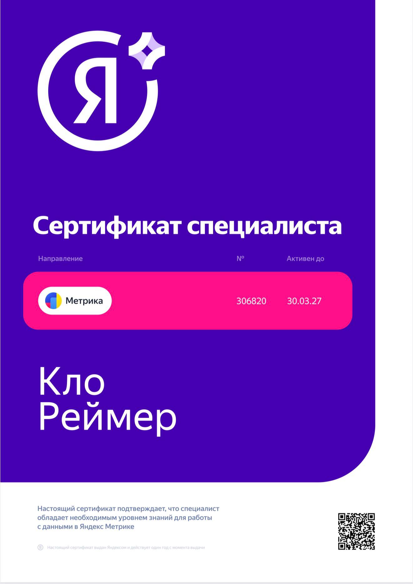 Яндекс Метрика